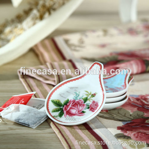 Elegant Fine New Bone China Tea Bag Holder set